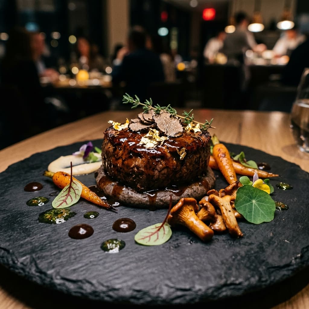 Truffle-Glazed Filet Mignon